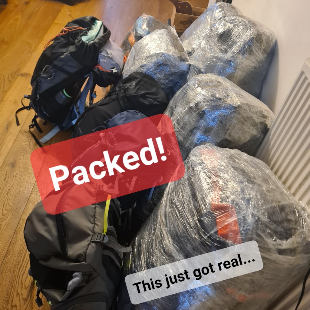 Bags packed for our Family trip to Pakistan. 10 weeks away in total in just 9 bags! Family travel in Pakistan